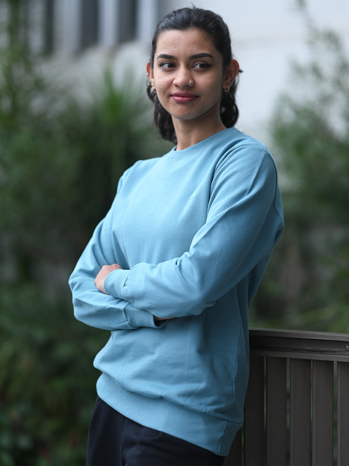 Ice Blue: Oversized Sweatshirt