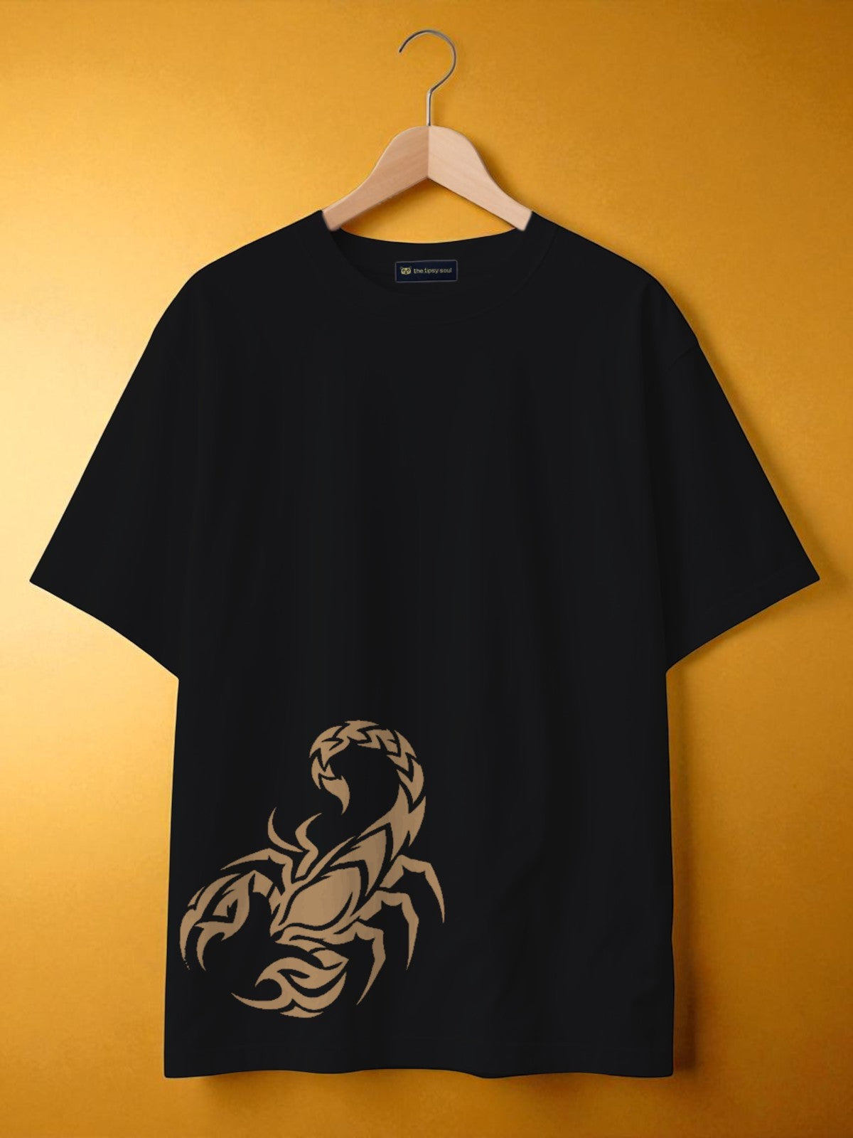 Scorpion: Boxy Fit Graphic Tee Black