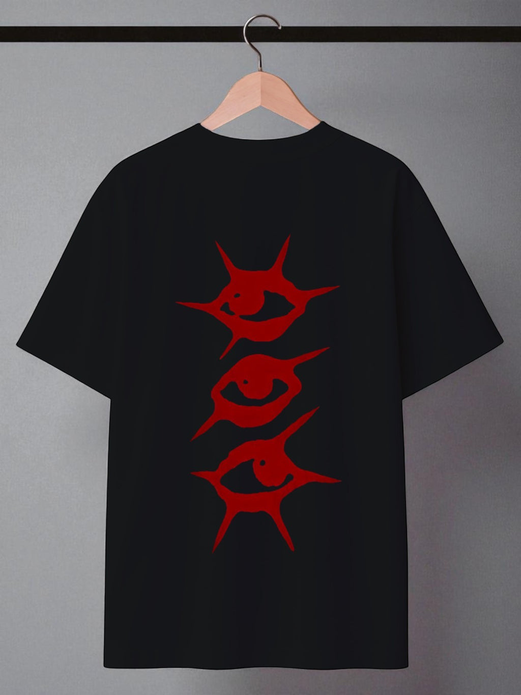 Third Sight: Boxy Fit Graphic Tee Black