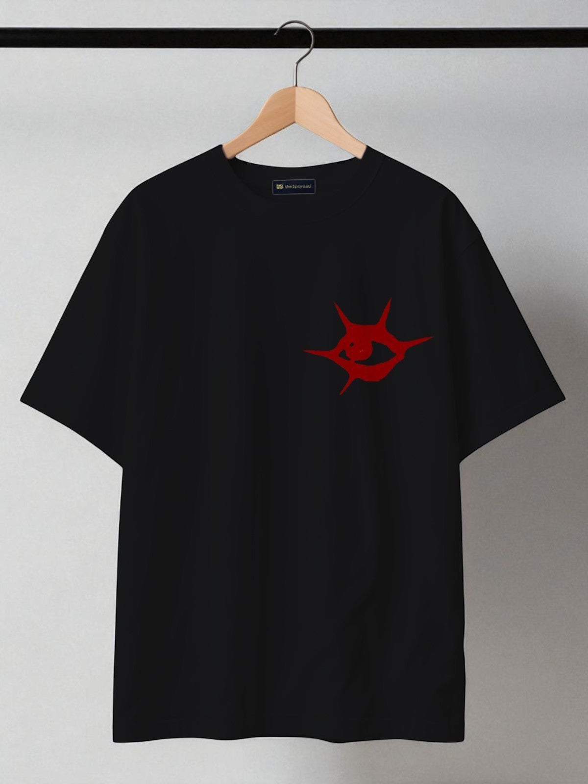 Third Sight: Boxy Fit Graphic Tee Black