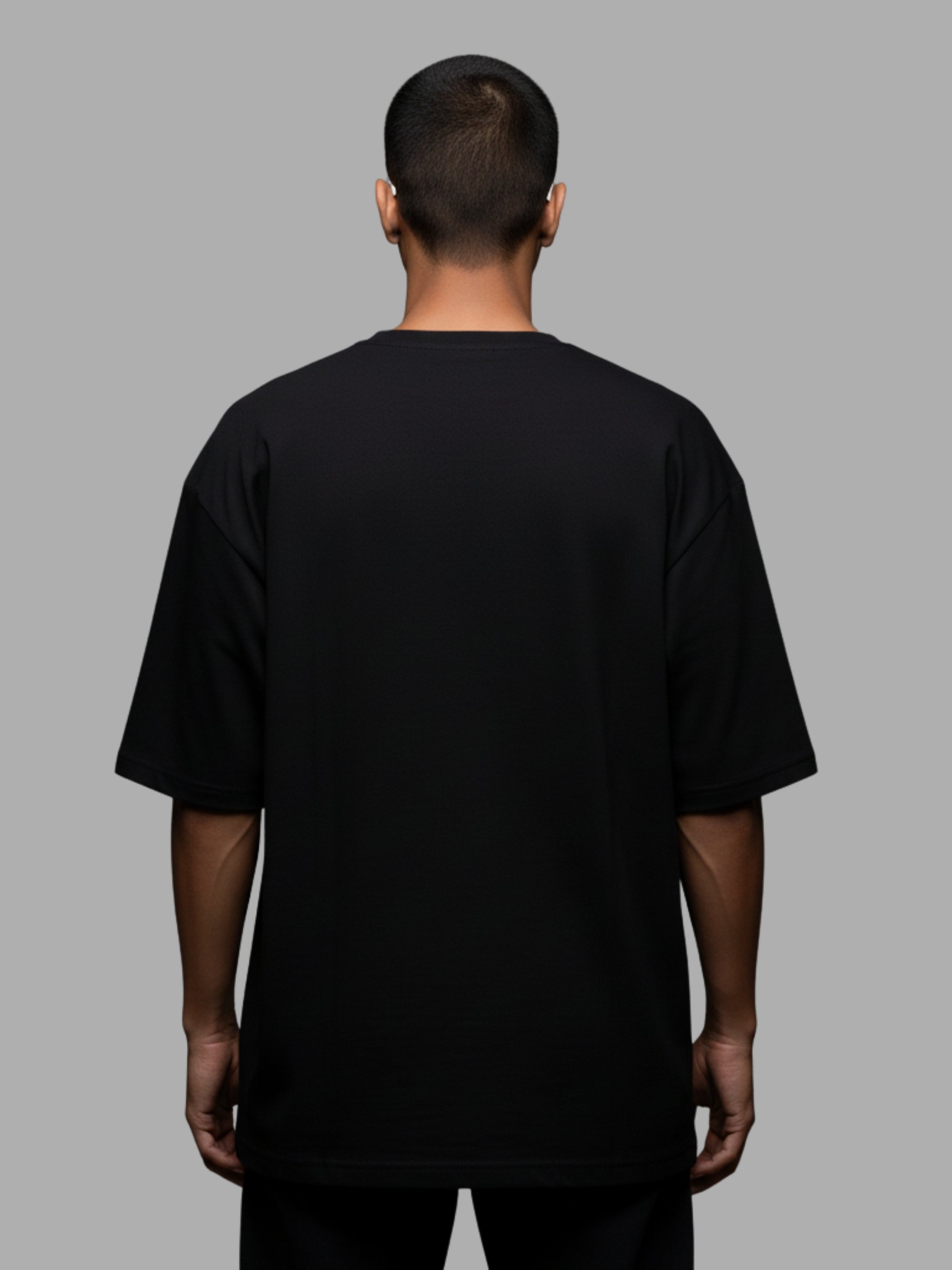 The Tipsy Cat Tee: Midnight Black