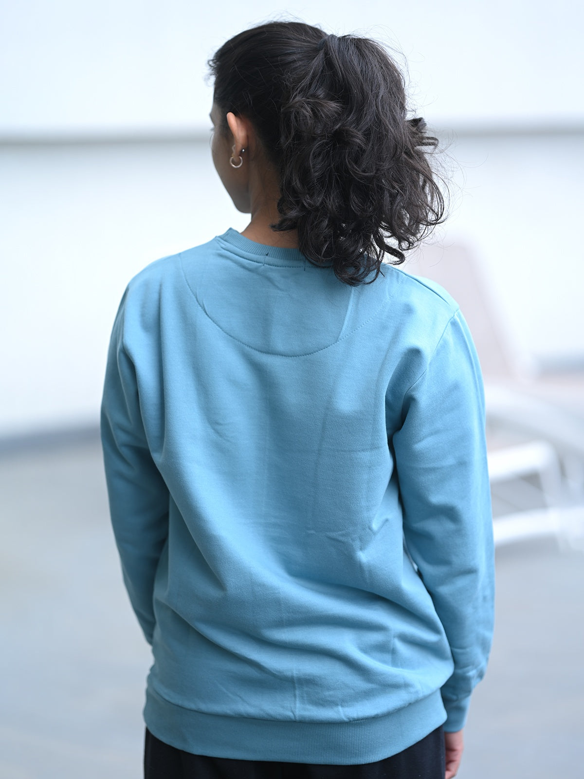 Ice Blue: Oversized Sweatshirt