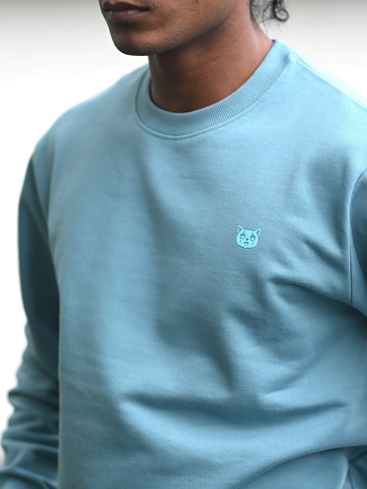 Ice Blue: Oversized Sweatshirt