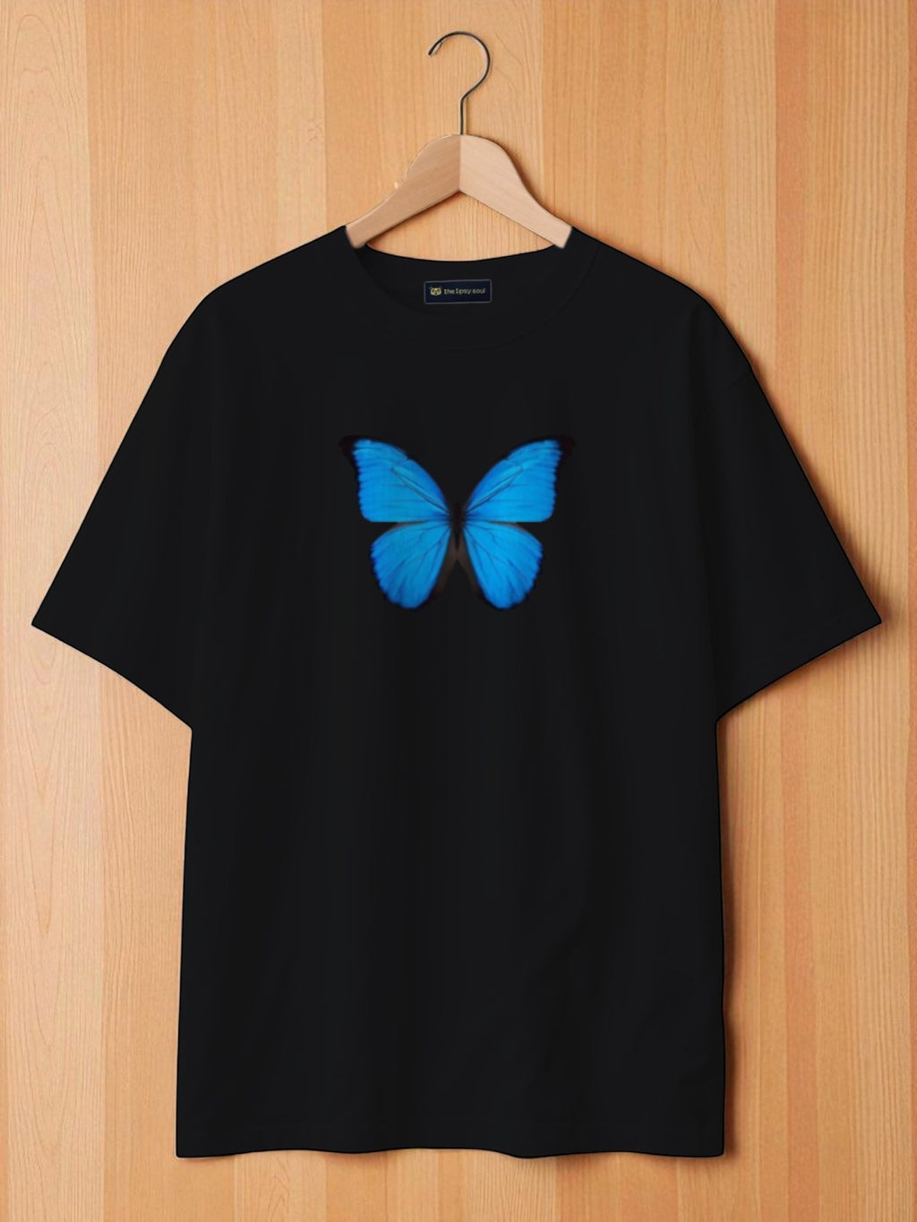 Blue Morph: Boxy Fit Graphic Tee