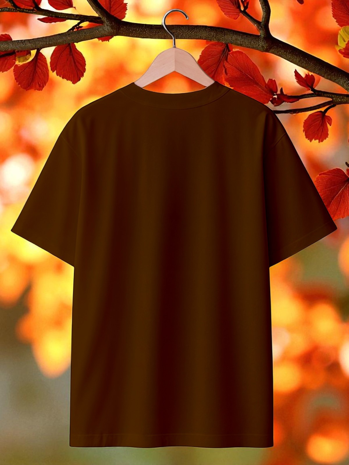 Exhale: Boxy Fit Graphic Tee Brown