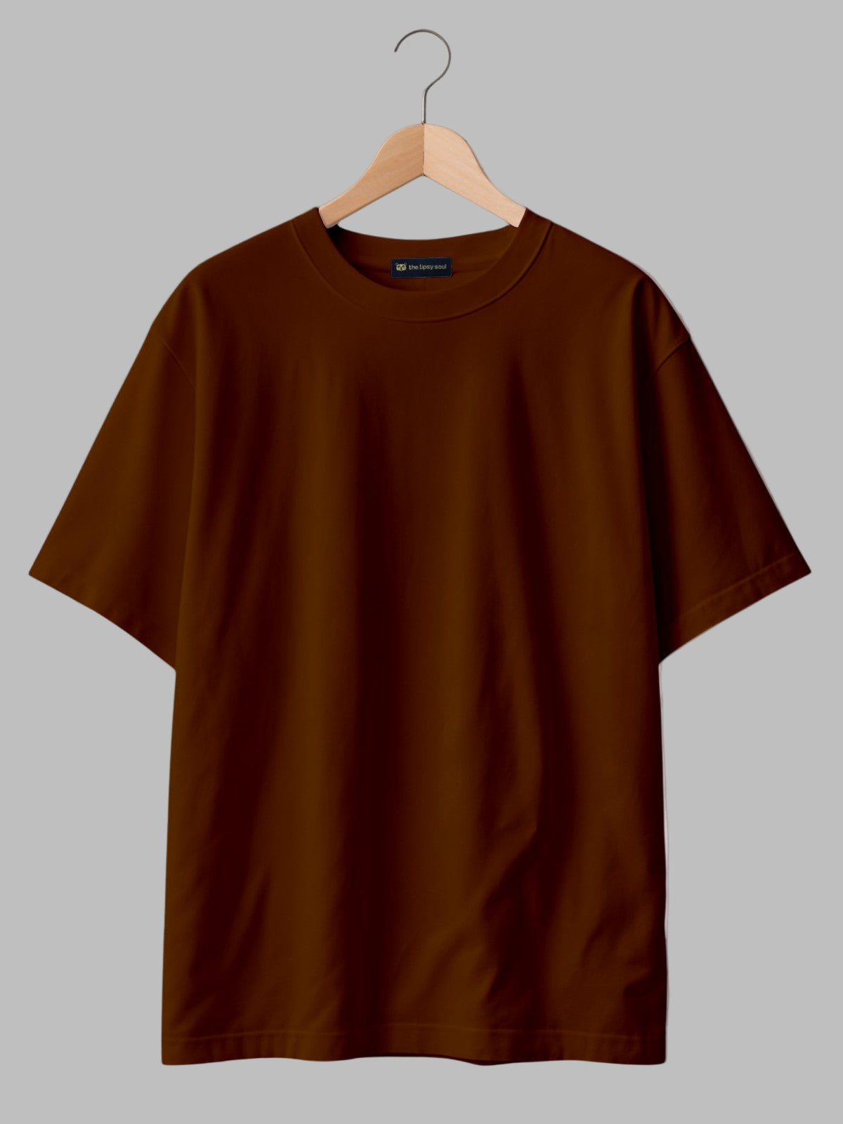 Fill Your Soul: Boxy Fit Graphic Tee Brown