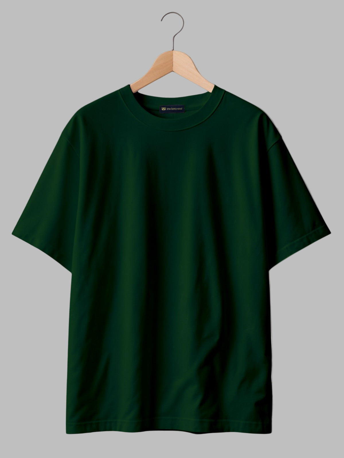 Fill Your Soul: Boxy Fit Graphic Tee Emarald Green