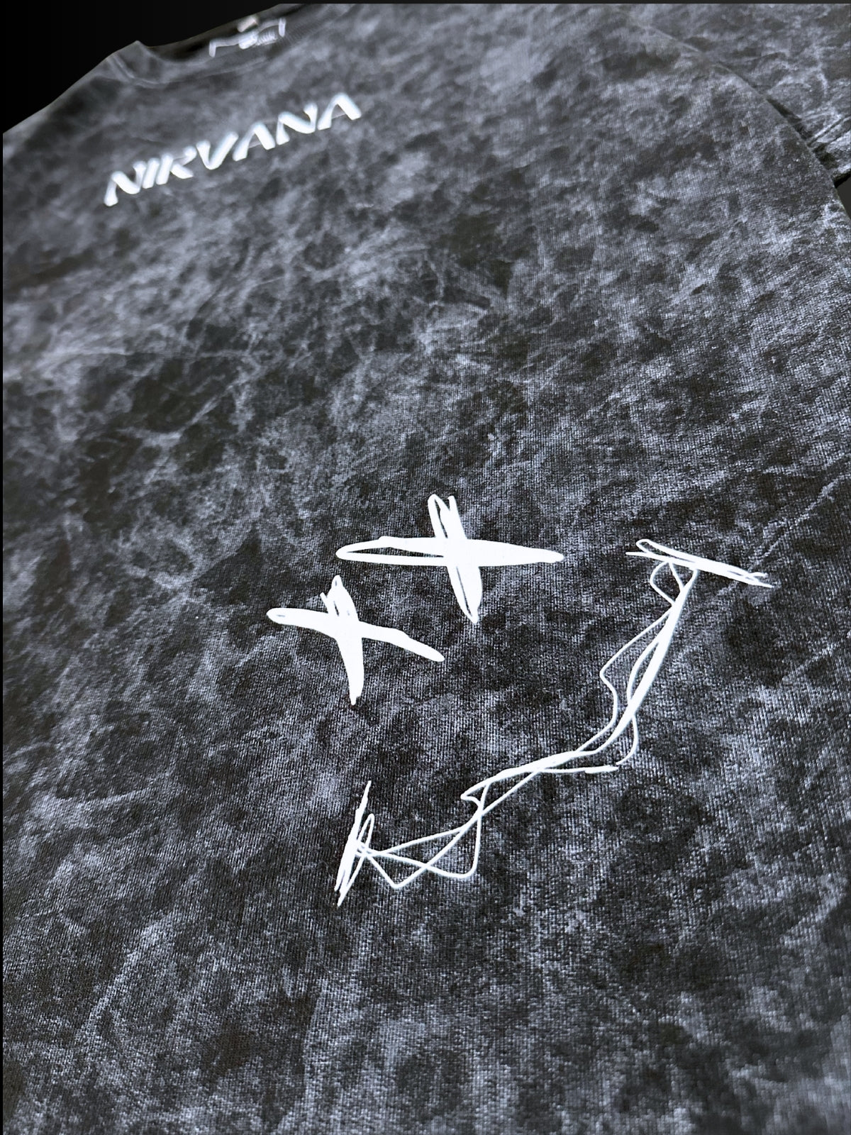 Nirvana: Wings of Noise | Smoked Black Tee