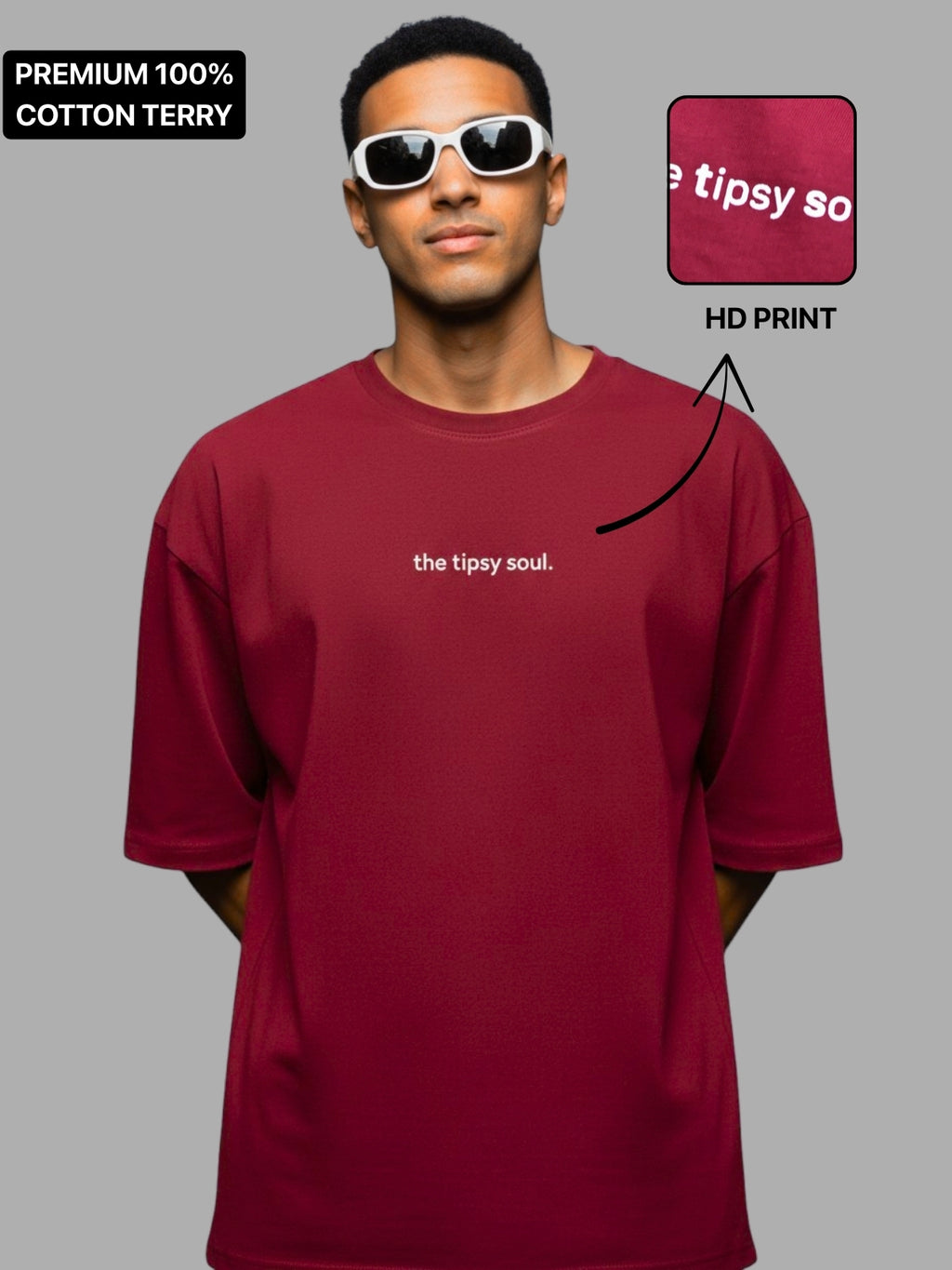 The Tipsy Soul Essential: Deep Maroon