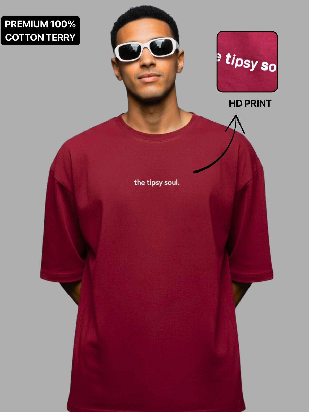 The Tipsy Soul Essential: Deep Maroon