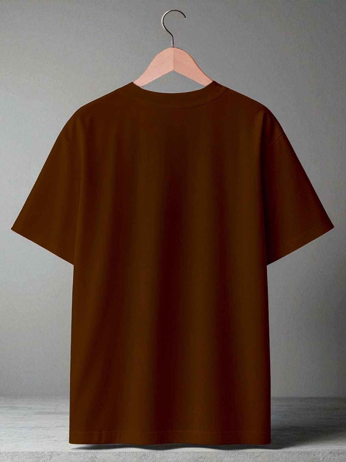 Rose: Boxy Fit Graphic Tee Brown