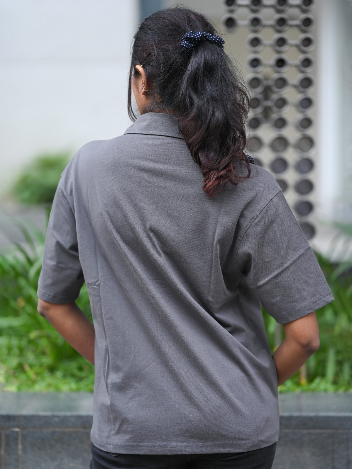 Oversized Shirt: Grey