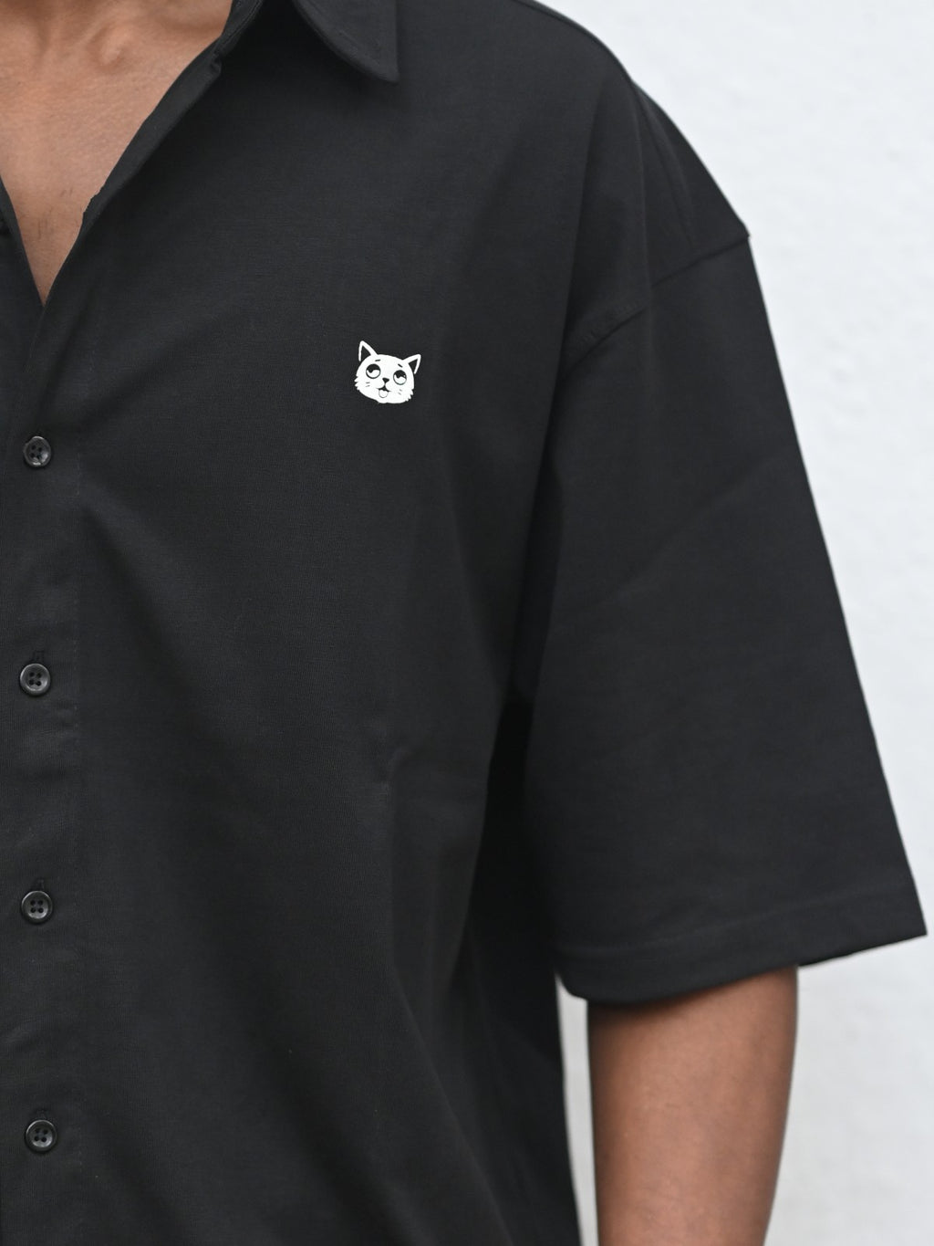 Oversized Shirt: Black