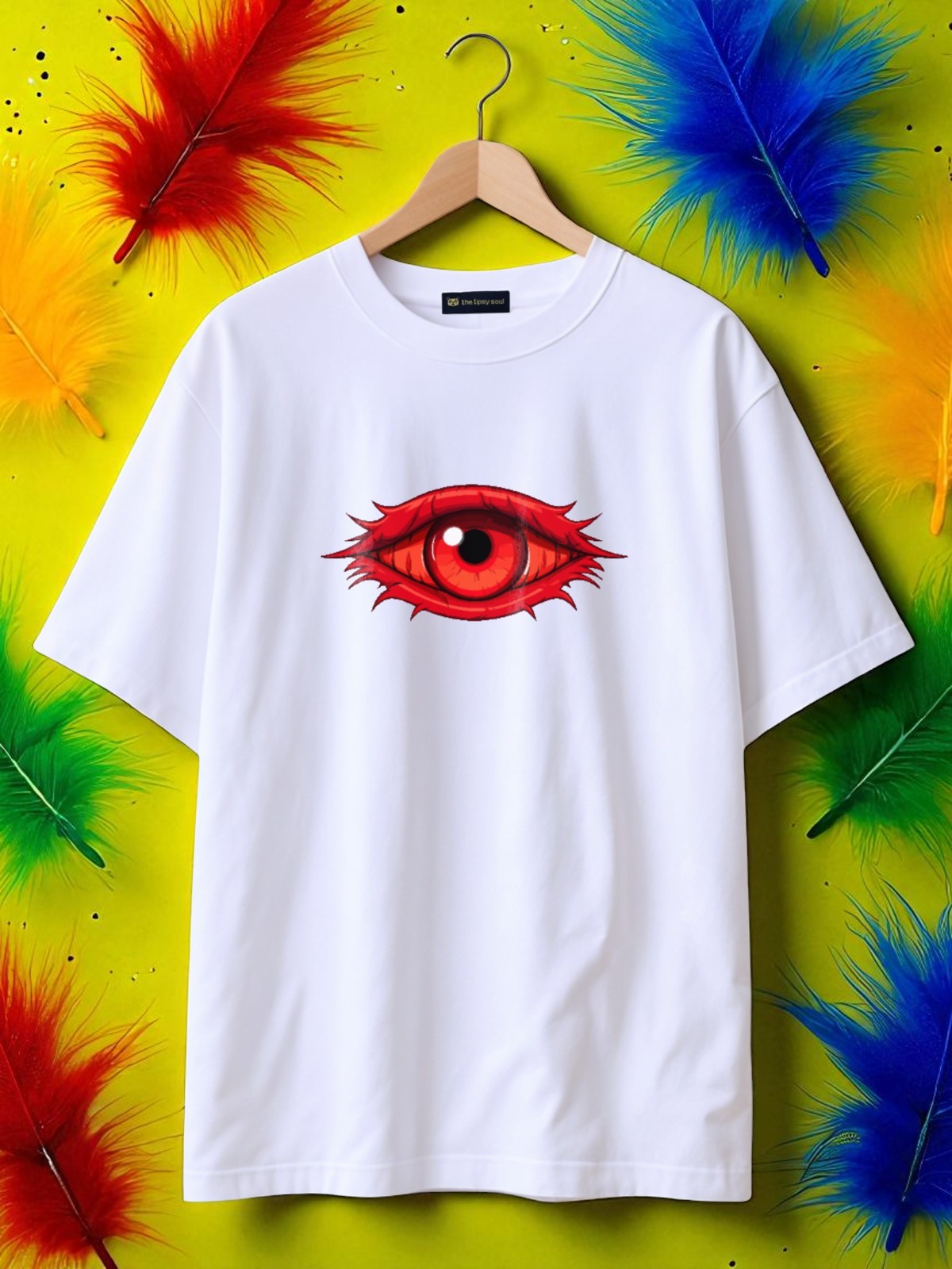 The Eye: Boxy Fit Graphic Tee White