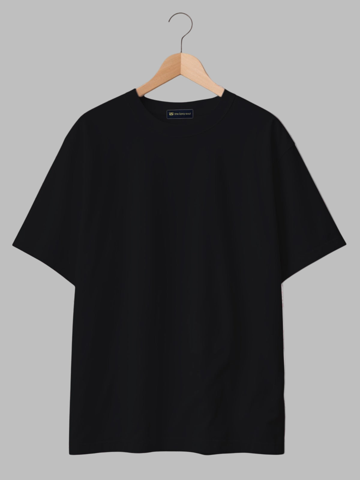 花 Flower: Boxy Fit Graphic Tee Black