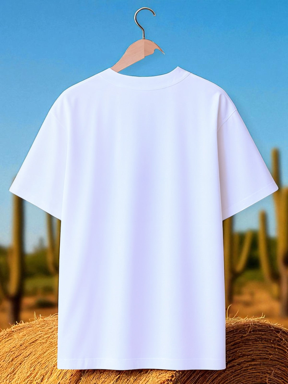 Handprint: Boxy Fit Graphic Tee White