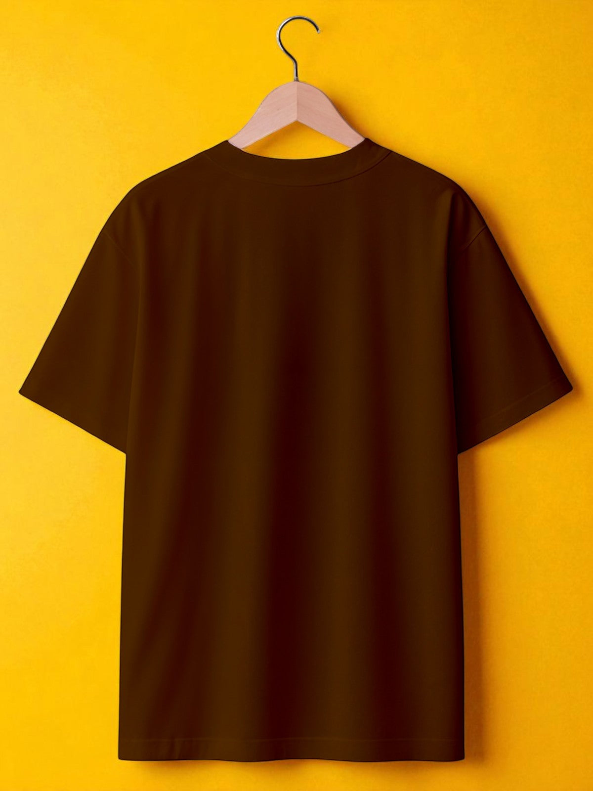 Music mood: Boxy Fit Graphic Tee Brown
