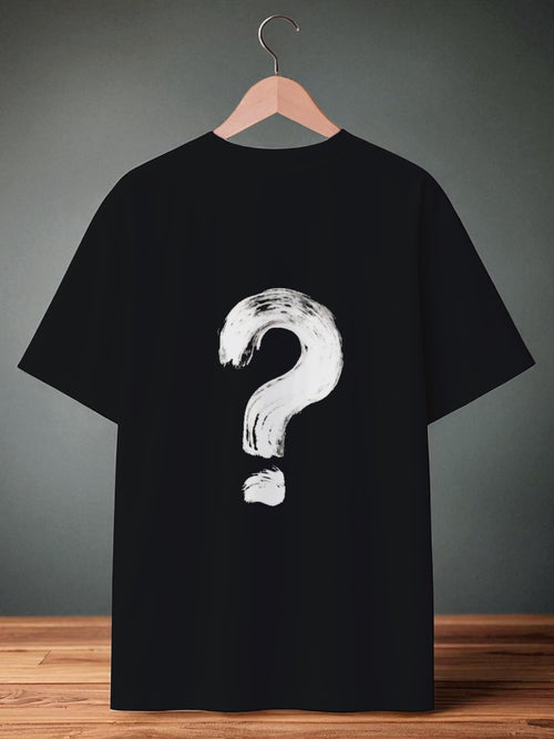 ?: Boxy Fit Graphic Tee Black