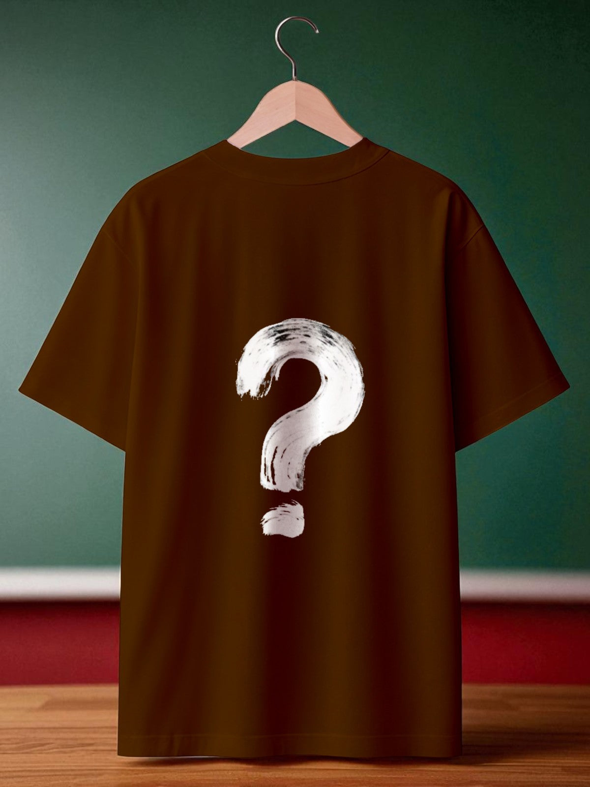 ?: Boxy Fit Graphic Tee Brown
