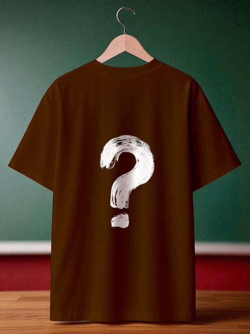 ?: Boxy Fit Graphic Tee Brown
