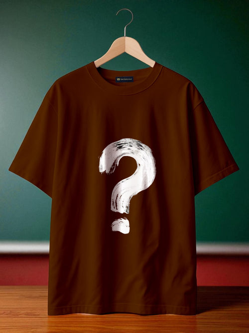 ?: Boxy Fit Graphic Tee Brown