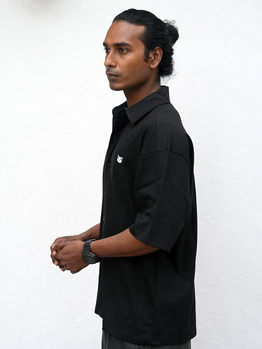 Oversized Shirt: Black