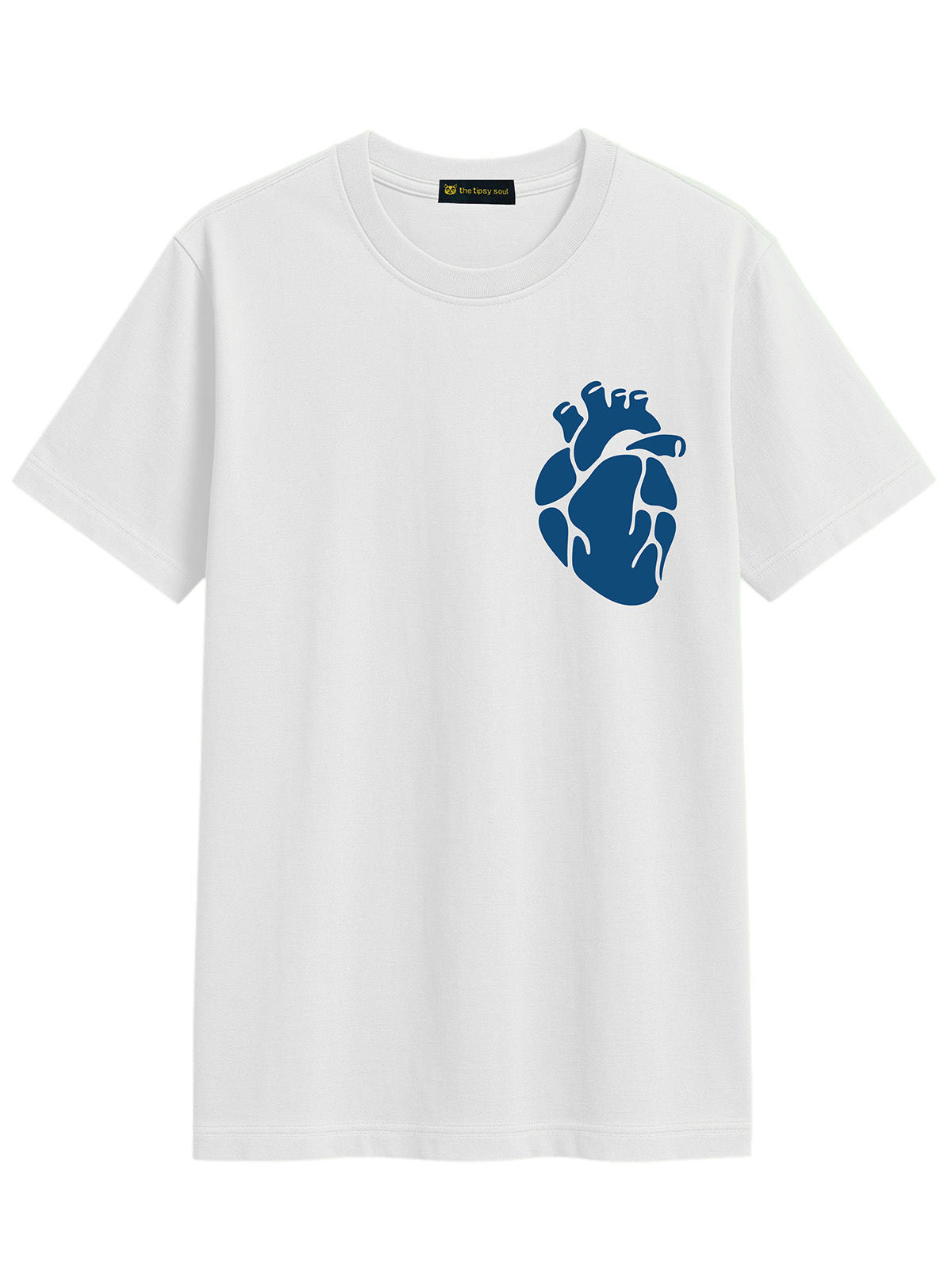 Blue Heart White