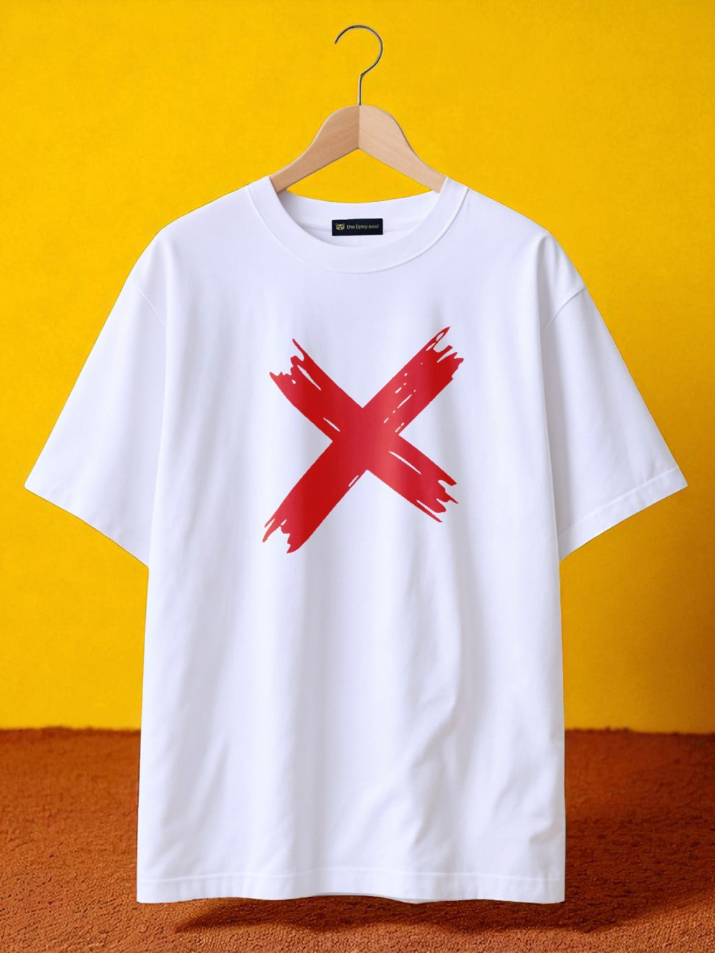 X: Boxy Fit Graphic Tee White