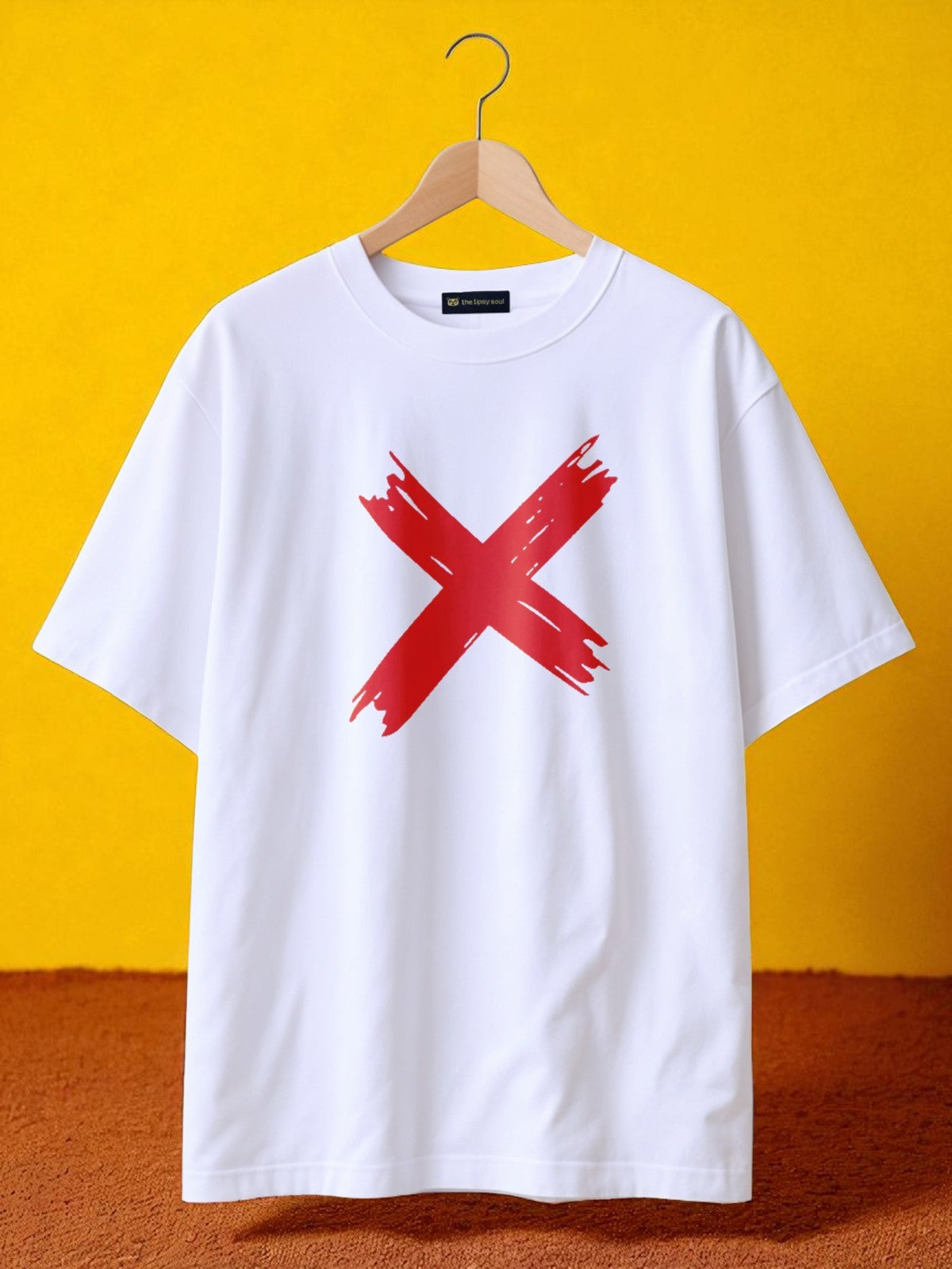 X: Boxy Fit Graphic Tee White